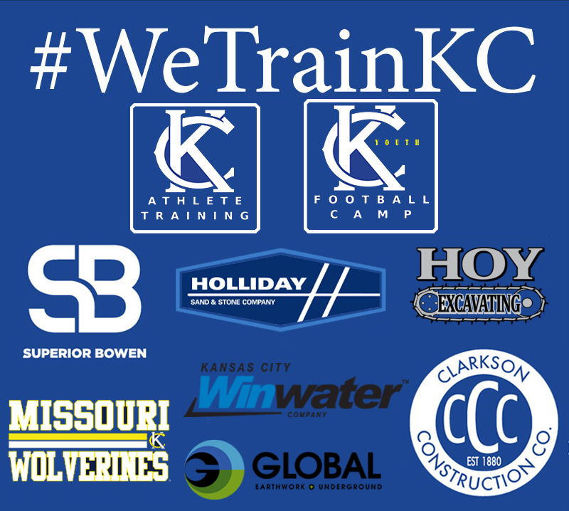Sponsors for the Kansas City Youth Football Camp presented by Kansas City Athlete Training a sports performance facility in Kansas City Missouri